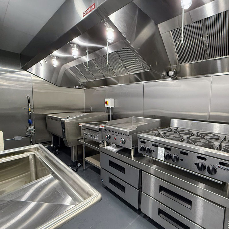 One-stop solution of refrigeration, cooking and stainless steel kitchen equipmen